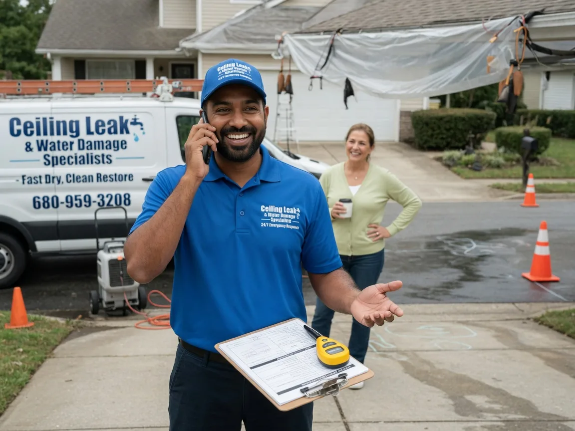 Ceiling Leak Cleanup Edcouch, TX FAQs
